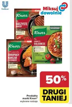 Carrefour Chrupiący kurczak z czosnkiem Knorr Fix oferta