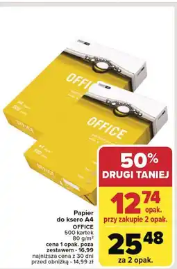 Carrefour P0apier kserograficzny Office Products oferta