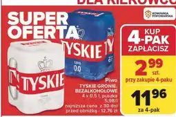 Carrefour Piwo Tyskie 0.0% oferta