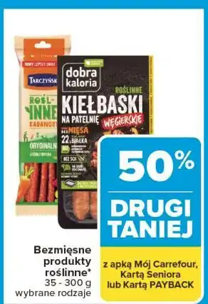 Carrefour Kabanosy oryginalne Tarczyński Roślinne oferta