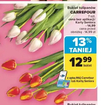 Carrefour Tulipany bukiet oferta