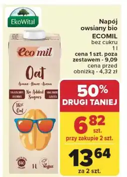 Carrefour Napój owsiany Ecomil oferta