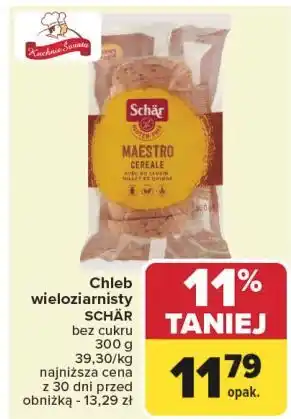 Carrefour Chleb maestro wieloziarnisty bezglutenowy Schar oferta