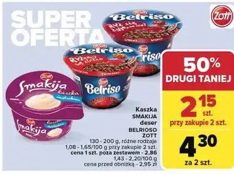 Carrefour Kaszka śmietankowa Zott Smakija oferta