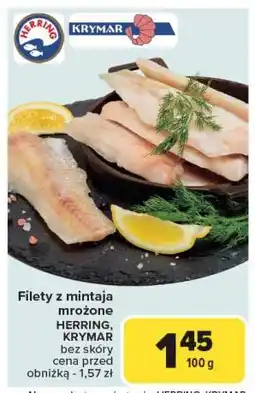 Carrefour Mintaj filet mrożony Herring oferta