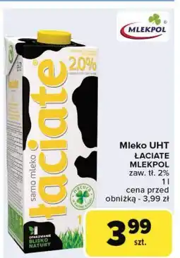 Carrefour Mleko 2% Łaciate oferta