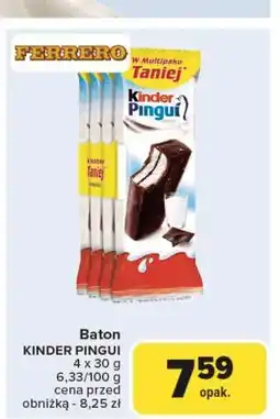 Carrefour Baton mleczny Kinder Pingui oferta