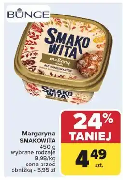 Carrefour Margaryna Smakowita Maślany Smak oferta