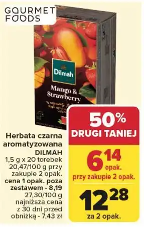 Carrefour Herbata mango & strawberry Dilmah oferta