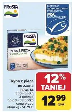 Carrefour Ryba z pieca brokułami Frosta oferta