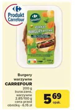 Carrefour Burgery buraczane Carrefour Sensation oferta