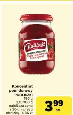 Carrefour Koncentrat pomidorowy 30% Pudliszki oferta