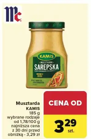 Carrefour Musztarda sarepska Kamis oferta