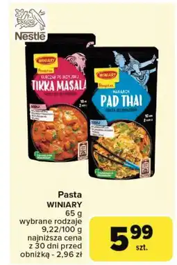 Carrefour Pasta pad thai Winiary Pomysł Na oferta