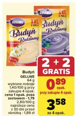 Carrefour Budyń borówkowy Gellwe oferta