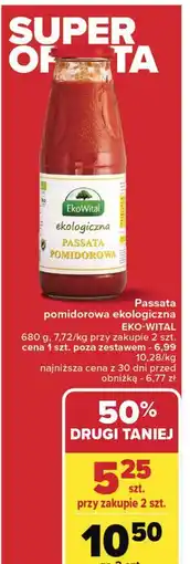 Carrefour Passata pomidorowa Ekowital oferta