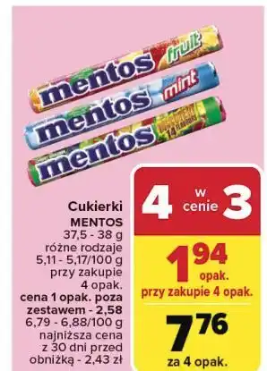 Carrefour Dropsy discovery Mentos Classic oferta