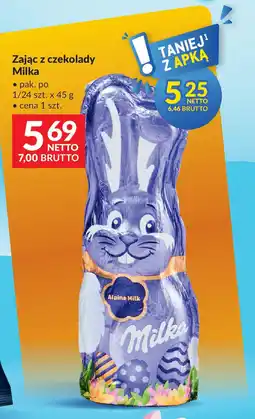 Makro Zając z czekolady Milka oferta