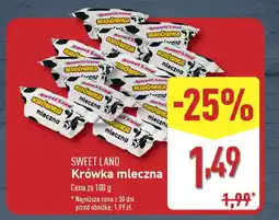 ALDI SWEET LAND Krówka mleczna oferta