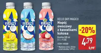 ALDI HELLO DAY! MAGICO Napój owocowy z kawałkami kokosa oferta