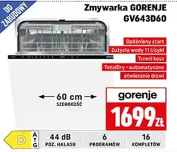 Neopunkt Zmywarka Gorenje oferta