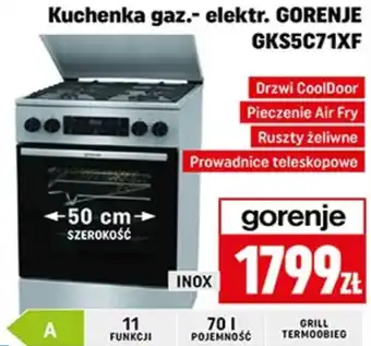 Neopunkt Kuchenka gazowo-elektryczna Gorenje oferta