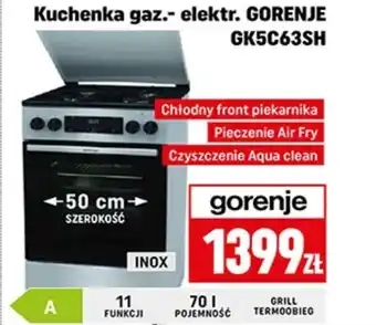 Neopunkt Kuchenka gazowo-elektryczna Gorenje oferta