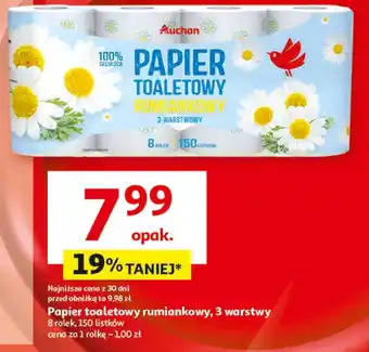 Auchan Papier toaletowy Auchan oferta