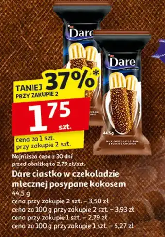 Auchan Ciastko z czekoladą Dare oferta