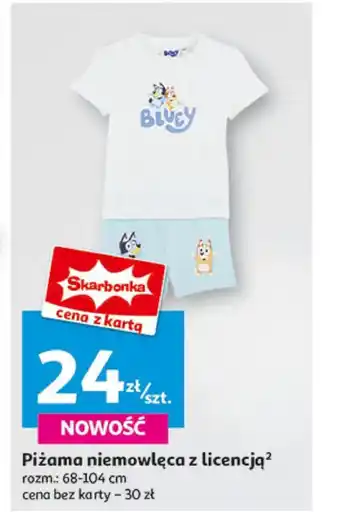 Auchan Piżama niemowlęca Bluey oferta