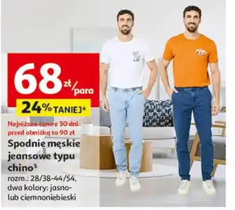 Auchan Spodnie męskie Chino oferta