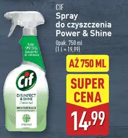 ALDI CIF Spray do czyszczenia Power & Shine oferta