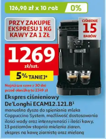 Auchan Ekspres do kawy De' Longhi oferta