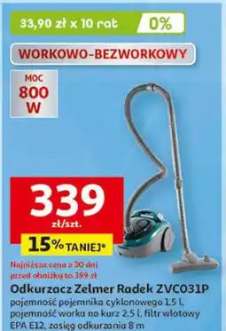 Auchan Odkurzacz Zelmer oferta