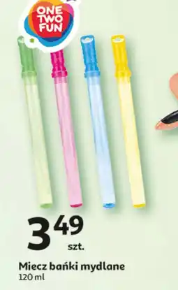Auchan Bańki mydlane One Two Fun oferta