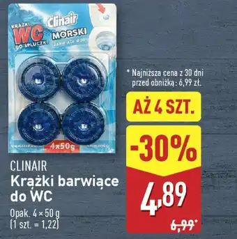 ALDI CLINAIR Krążki barwiące do WC oferta