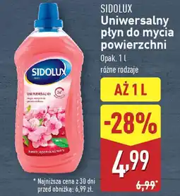 ALDI SIDOLUX Uniwersalny płyn do mycia powierzchni oferta