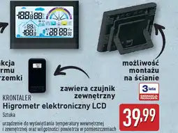 ALDI KRONTALER Higrometr elektroniczny LCD oferta