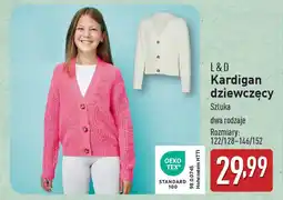 ALDI L&D Kardigan dziewczęcy oferta