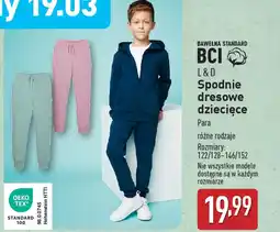 ALDI L&D Spodnie dresowe dziecięce oferta