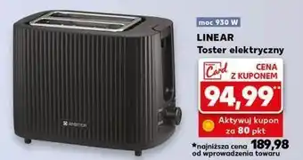 Kaufland Toster elektryczny Linear oferta