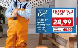 Kaufland Spodnie wodoodporne 86-128 Kuniboo oferta