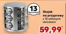 Kaufland Stojak na przyprawy 12 słoiczków oferta