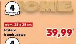 Kaufland Patera bambusowa 25 x cm home oferta