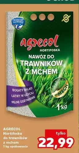 Kaufland Nawóz hortifoska do trawników z mchem Agrecol oferta