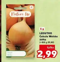 Kaufland Cebula wolska Nature Life oferta