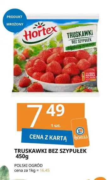 E.Leclerc Truskawki bez szypułek Hortex oferta