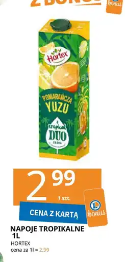 E.Leclerc Napój pomarańcza-yuzu Hortex Tropical Duo oferta