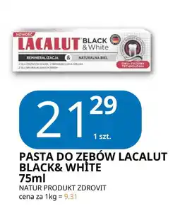 E.Leclerc Pasta do zębów black & white Lacalut oferta