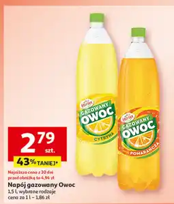 Auchan Napój cytryna Hortex Gazowany Owoc oferta